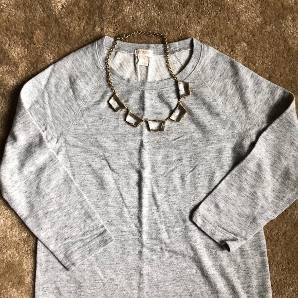 J.Crew Factory sweatshirt dress - Picture 2 of 2